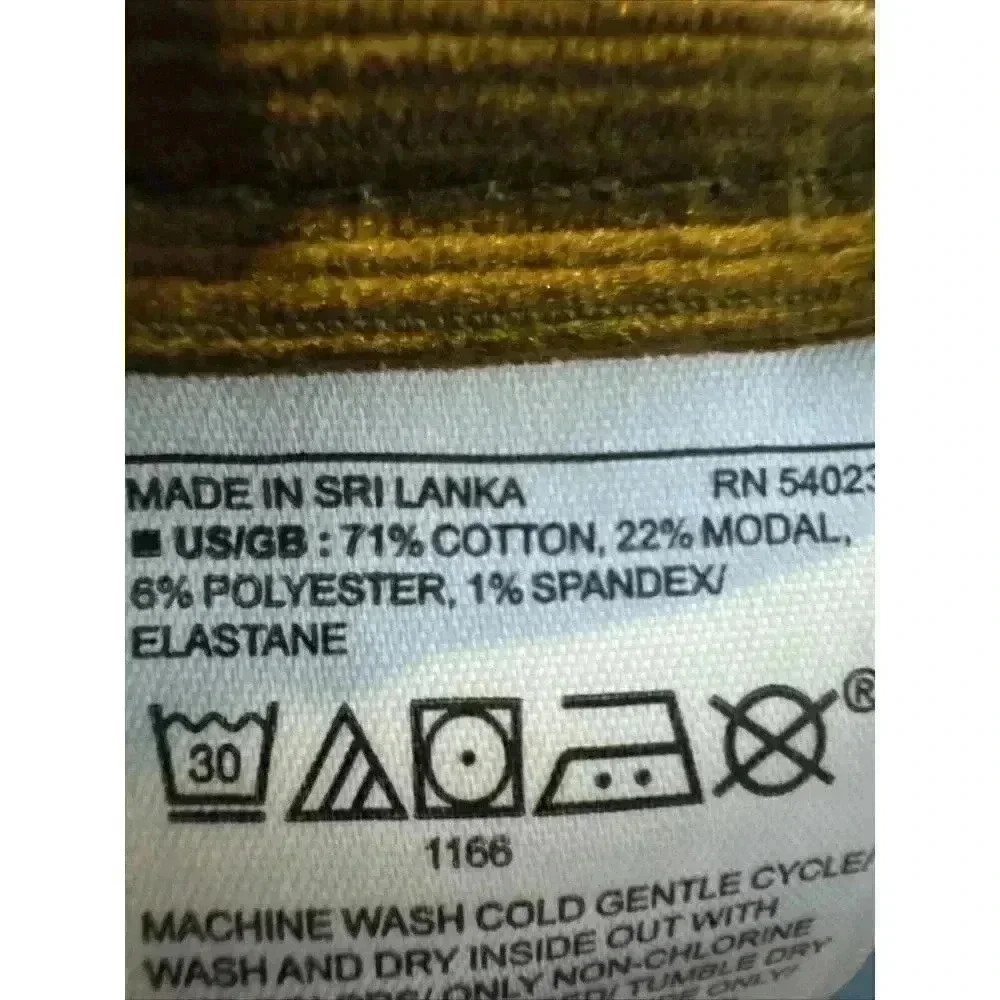 Banana Republic Womens Brown Mid-Rise Skinny Corduroy Pants Size 30x27 - Picture 9 of 9